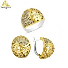 Gümüş Taşlı Set